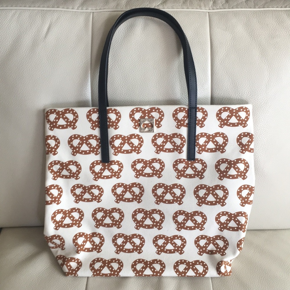 Kate Spade Pretzel Fabric Tote Bag
